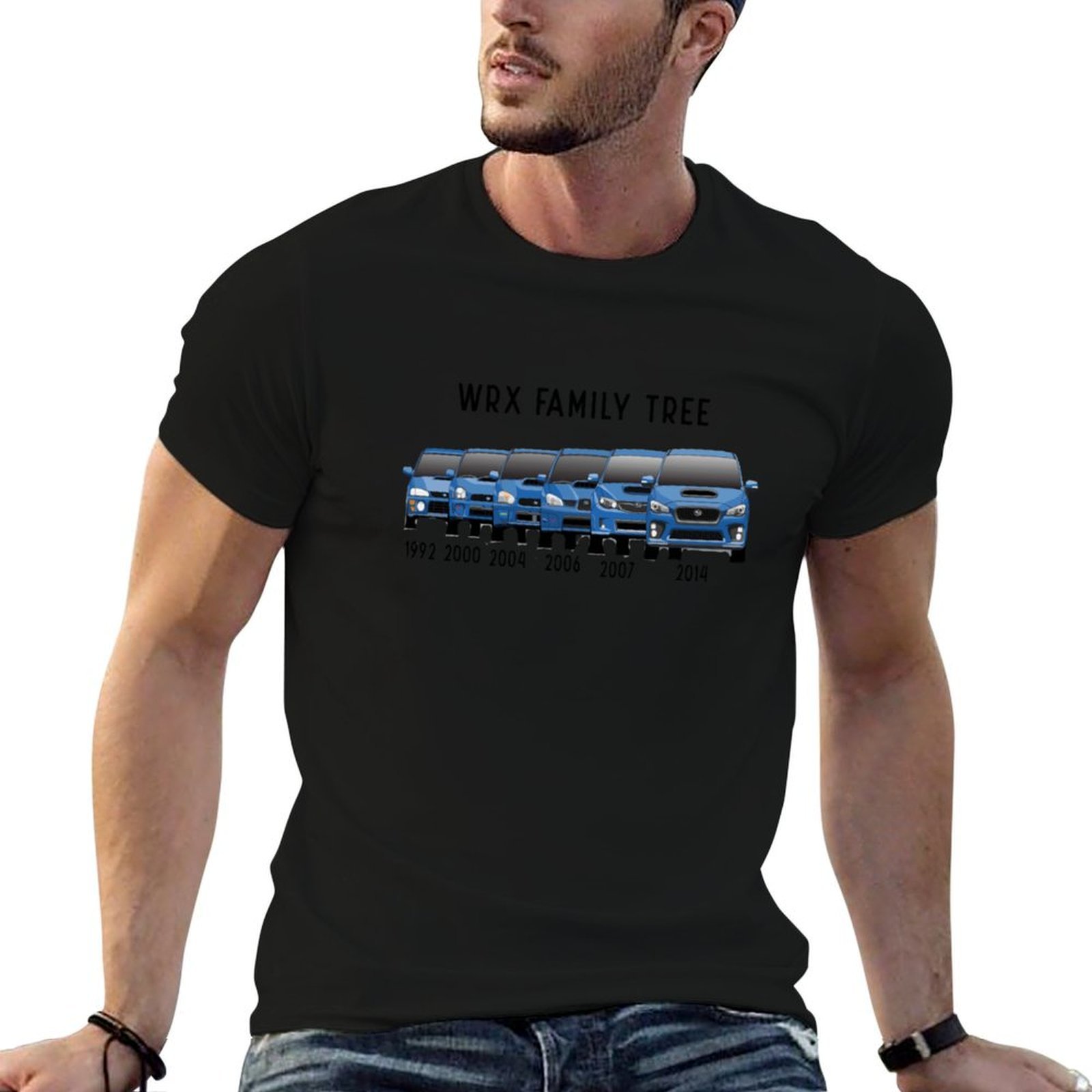 Family Tree Print - WRX family tree T-Shirt graphic tee