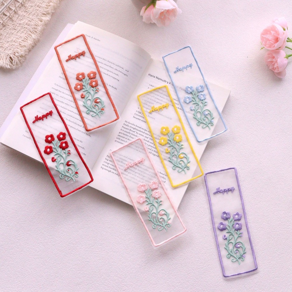 Creative Transparent Organza B - đánh giá và giá Dried Flower Bookmark