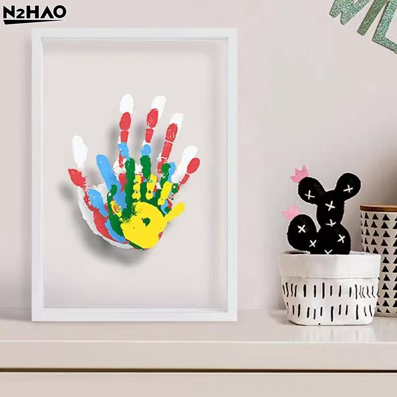 1 Set Family Handprint Photo F - đánh giá và giá Engraved Wood Frame