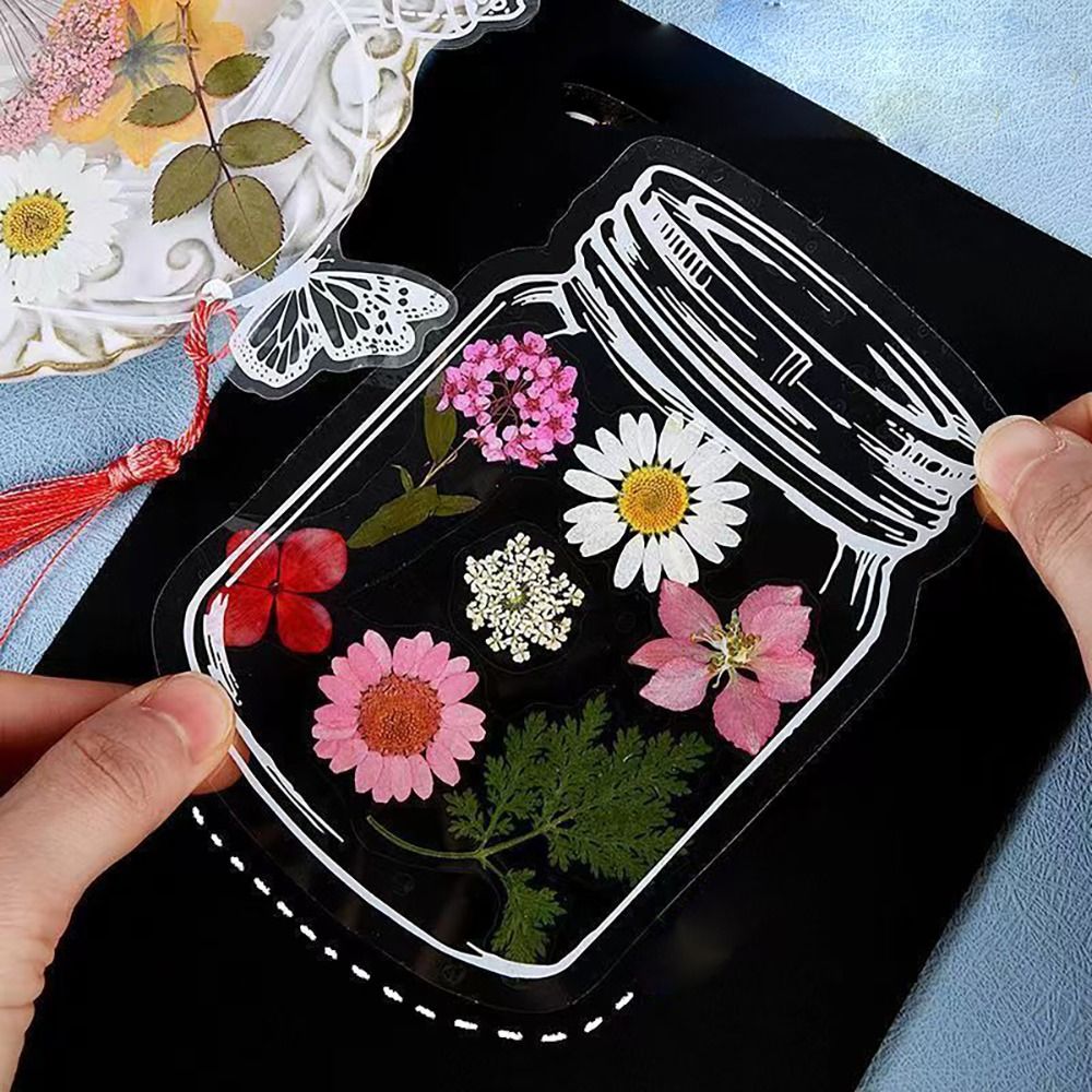 Glassware Shape Bookmarks Stic - đánh giá và giá Dried Flower Bookmark