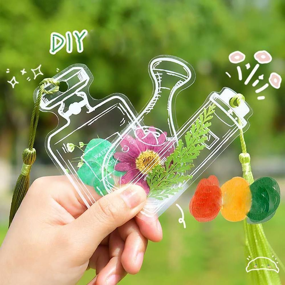Glassware Shape Bookmarks Stic - đánh giá và giá Dried Flower Bookmark