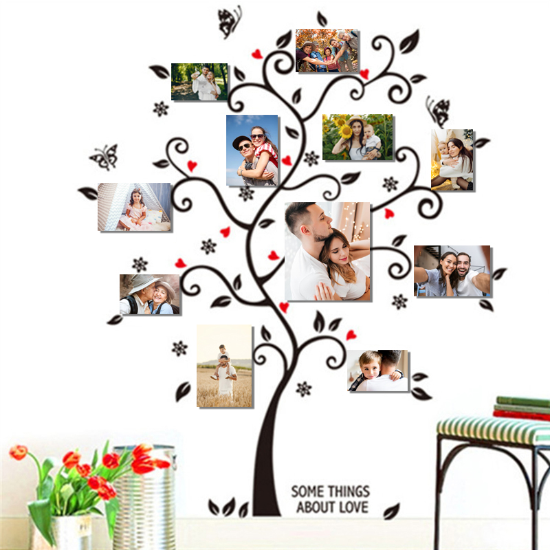 Gia Đình Tự Làm Ảnh Photo Fram - đánh giá và giá Family Tree Print