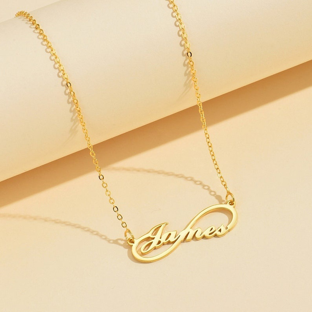 Custom Infinity Name Necklace  - đánh giá và giá Birth Flower Necklace